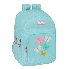 Cartable Moos Butterflies Bleu 32 x 42 x 15 cm