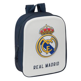 Sac à dos enfant Real Madrid C.F. Blanc Blue marine 22 x 27 x 10 cm