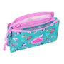 Trousse Fourre-Tout Triple My Little Pony Magic Rose Turquoise 22 x 12 x 3 cm