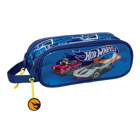 Trousse Fourre-Tout Double Hot Wheels Sonny Blue marine 21 x 8 x 6 cm