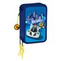 Pochette à crayons triple Hot Wheels Sonny Blue marine 12