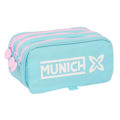 Trousse Fourre-Tout Triple Munich Heaven Bleu ciel 21