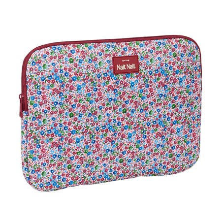 Housse d'ordinateur portable Nait Nait Flores coimbra burdeos Bordeaux 34 x 25 x 2 cm