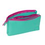 Trousse Fourre-Tout Triple Nait Nait Verde mint 22 x 12 x 3 cm