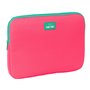 Housse d'ordinateur portable Nait Nait Rosa fluor Rose 34 x 25 x 2 cm