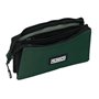 Trousse Fourre-Tout Triple Munich Verde Vert 22 x 12 x 3 cm