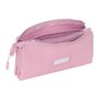 Trousse Fourre-Tout Triple Munich Basic Rose 22 x 12 x 3 cm