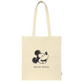Sac en toile Mickey Mouse Clubhouse Natural Beige
