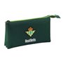 Trousse Fourre-Tout Triple Real Betis Balompié Vert 22 x 12 x 3 cm