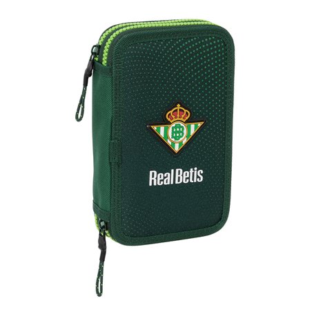 Plumier double Real Betis Balompié Vert 12.5 x 19.5 x 4 cm 28 Pièces