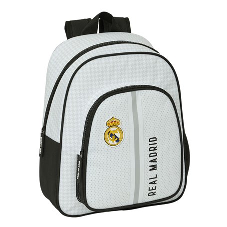 Cartable Real Madrid C.F. 24/25 Blanc Gris 28 x 34 x 10 cm