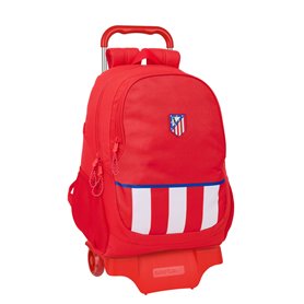 Cartable à roulettes Atlético Madrid Rouge 32 x 44 x 16 cm