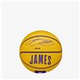 Ballon de basket Wilson NBA Player Icon Mini Lebron Jaune Taille unique