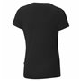 T shirt à manches courtes Enfant Puma Ess Logo G Noir