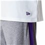 T-shirt à manches courtes homme New Era NBA Colour Block LA Lakers Blanc