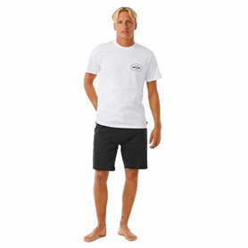 T-shirt à manches courtes homme Rip Curl Stapler  Blanc