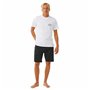 T-shirt à manches courtes homme Rip Curl Stapler  Blanc