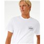 T-shirt à manches courtes homme Rip Curl Stapler  Blanc