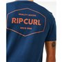 T-shirt à manches courtes homme Rip Curl Stapler  Bleu