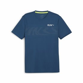 T-shirt à manches courtes homme Puma  Run Favourite Bleu foncé