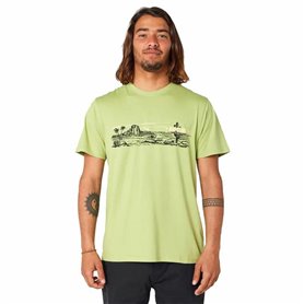 T-shirt à manches courtes homme Rip Curl Paradise Land Vert clair