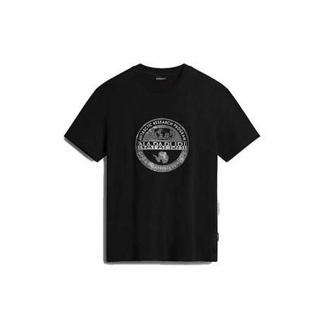 T-shirt à manches courtes homme Napapjiri S-Bollo Noir