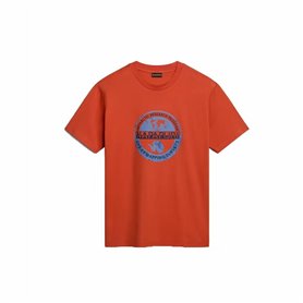 T-shirt à manches courtes homme Napapjiri S-Bollo Ss 1 Orange