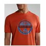 T-shirt à manches courtes homme Napapjiri S-Bollo Ss 1 Orange