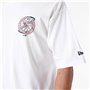 T-shirt à manches courtes homme New Era Graphic New York Yankees Blanc