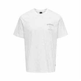 T-shirt à manches courtes homme Only & Sons Onskye Reg Blanc