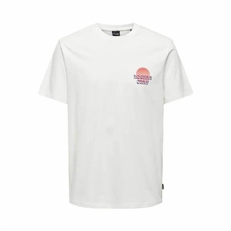 T-shirt à manches courtes homme Only & Sons Onskye Reg Blanc