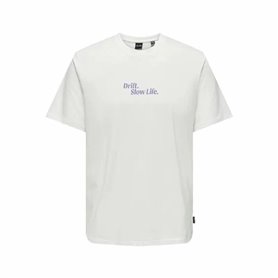 T-shirt à manches courtes homme Only & Sons Onskye Reg Blanc