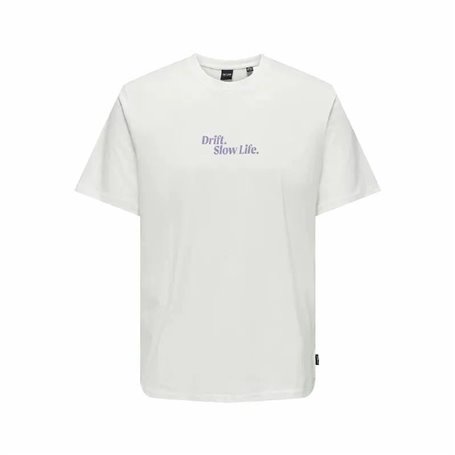 T-shirt à manches courtes homme Only & Sons Onskye Reg Blanc