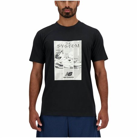 T-shirt à manches courtes homme New Balance Essentials  Noir