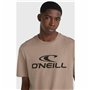 T-shirt à manches courtes homme O'Neill Logo Marron Clair