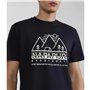 T-shirt à manches courtes homme Napapjiri S-Faber Noir