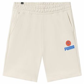 Short de Sport Puma Bppo-000746 Blank Ba Blanc