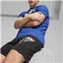 Short de Sport Puma Power Graphic Noir