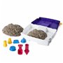 Kinetic Sand SABLE MAGIQUE - Mallette D'activités 907 G - Emporte Ton Sable À Modeler Partout Avec La Malette Repliable 