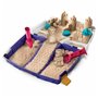 Kinetic Sand SABLE MAGIQUE - Mallette D'activités 907 G - Emporte Ton Sable À Modeler Partout Avec La Malette Repliable 