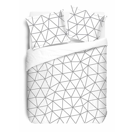 Housse de Couette Hugo Duvet Vision 13064HC3 Blanc/Noir 220 x 240 cm