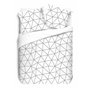 Housse de Couette Hugo Duvet Vision 13064HC3 Blanc/Noir 220 x 240 cm