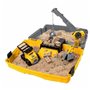 Kinetic Sand SABLE MAGIQUE - MALLETTE DE CONSTRUCTION 907 G + 3 ACCESSOIRES - Emportez Votre Sable À Modeler Partout & Sculptez 