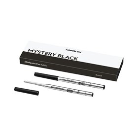 Recharge pour stylo Montblanc MISTERY BLACK Noir (2 Unités)