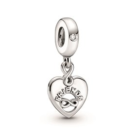 Perle de verre Femme Pandora FRIENDS FOREVER HEART