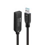 Câble USB LINDY 43376 Noir 10 m (1 Unité)