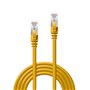 Câble RJ45 Catégorie 6 FTP Rigide LINDY 45986 Jaune 10 m 1 Unité