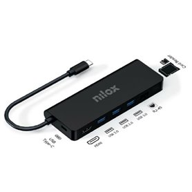 Hub USB Nilox 4k Aluminium HDMI