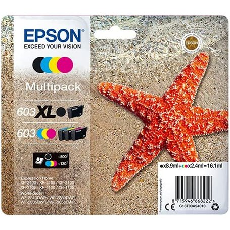 Epson 603 XL cartouche d'encre 1 pièce(s) Original Rendement élevé (XL) Noir