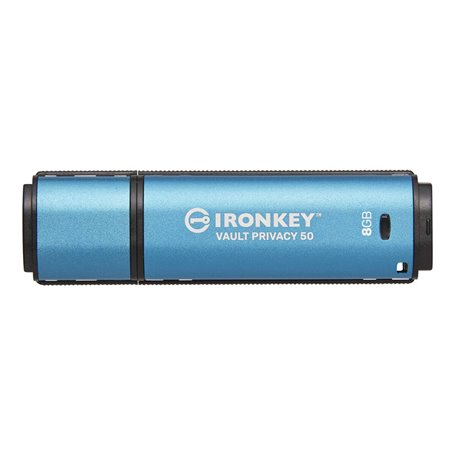 Clé USB Kingston IKVP50/8GB Porte-clés Noir Bleu